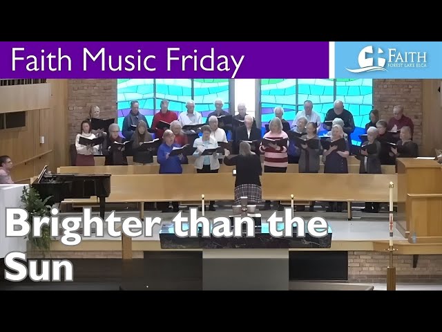 Faith Music Friday: Brighter than the Sun