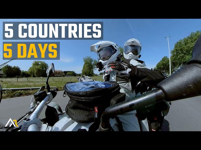 Adventure Touring 5 COUNTRIES in 5 DAYS!! (leaving the UK to ride 2up round the world)