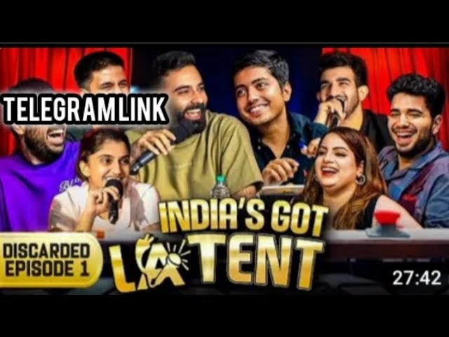 Indias Got Latent Discarded VIDEO LINK EP 1 ft. @AakashGupta @AnubhavSinghBassi