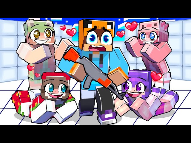 Jugando RIVALS con Mis FANS LOCAS en Minecraft!