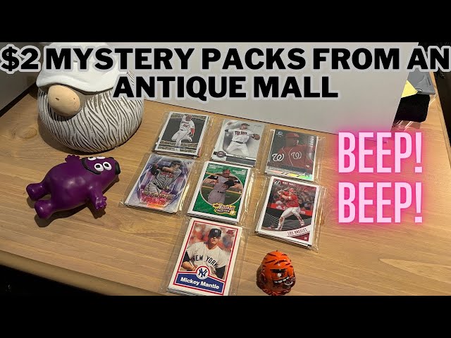 $2 Mystery Baseball Card Packs From an Antique Mall