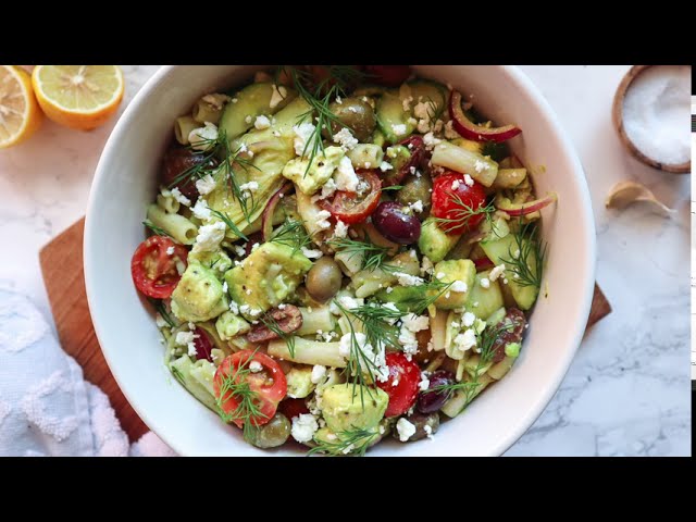 Mediterranean Pasta Salad | Perfect for picnics, BBQs, get-togethers! Easy Recipe!