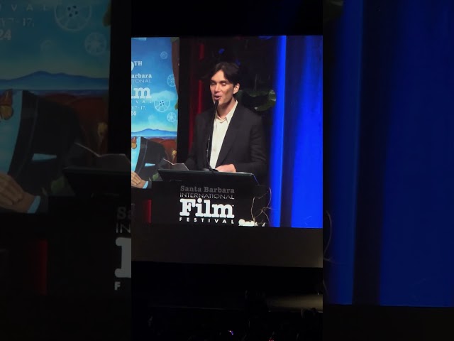 Oscar winner Cillian Murphy honoring Robert Downey Jr. in Santa Barbara Respect !!!  #cillianmurphy