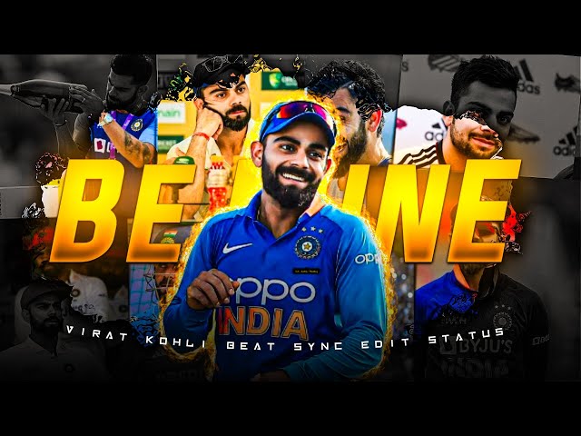 🔴 Be Mine x Virat Kohli 💥 • Beat Sync • Virat Kohli Beat Sync Edit • Cricket status