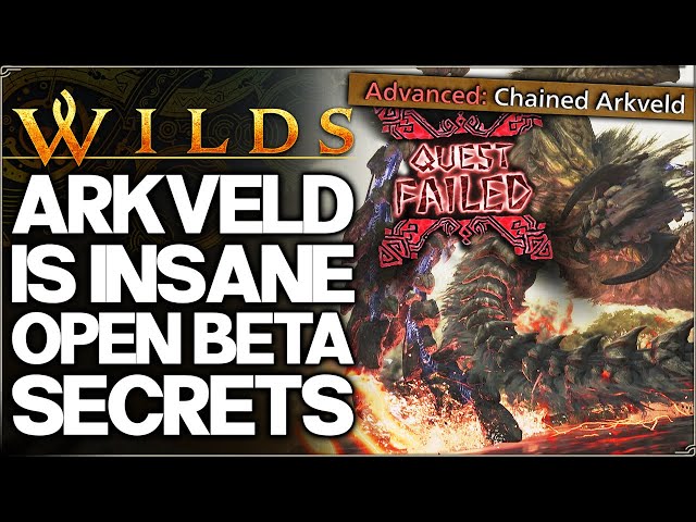 Monster Hunter Wilds - Arkveld is RIDICULOUS - New Flagship Gameplay Secrets & Open Beta 2 Guide!