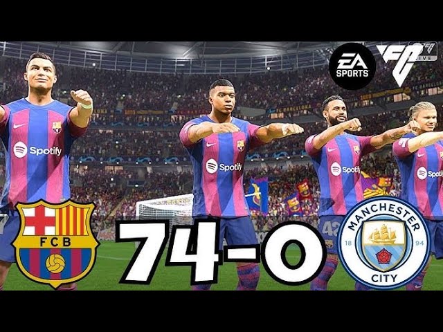 Barcelona VS Manchester City EA SPORTS FC 25