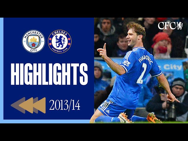 ⏪️ Ivanović's bullet winner against City! | Man City 0-1 Chelsea | HIGHLIGHTS REWIND 13/14