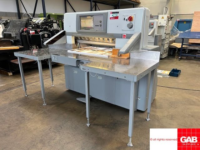 Polar 92 XT guillotine for sale   fully checked and serviced   Gab Supplies Ltd   2006