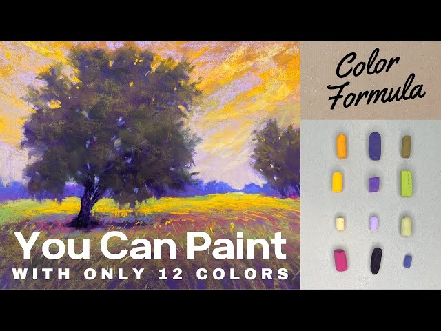 Amazing Color Formula - Paint with Only 12 Colors! - Real TimeTutorial