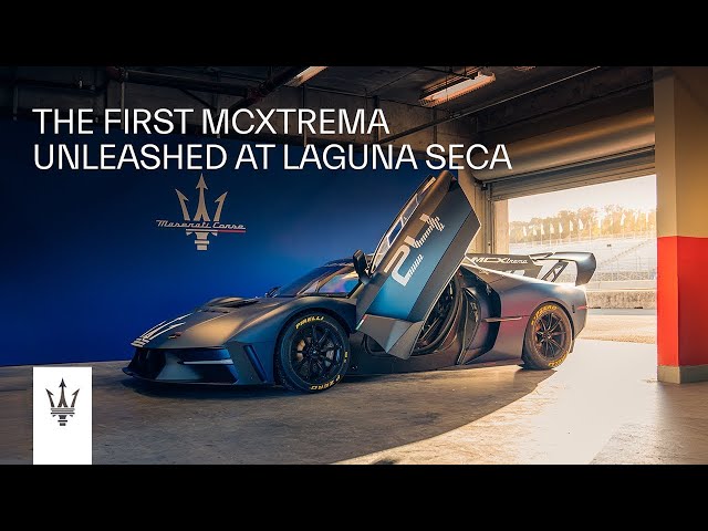 The First Maserati MCXtrema. Unleashed at Laguna Seca