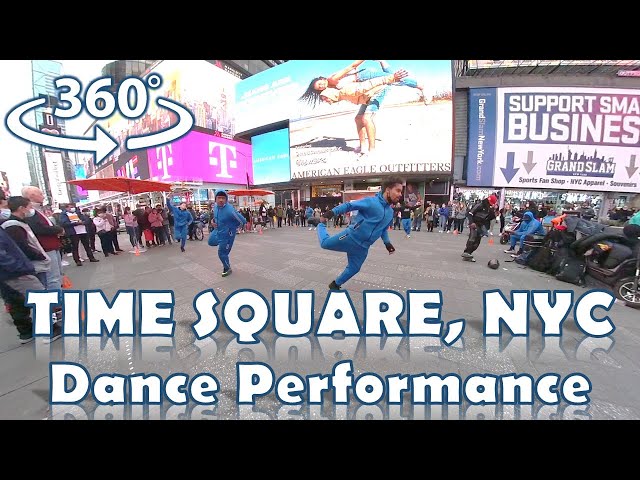 Street Dance Performance in Time Square, NYC