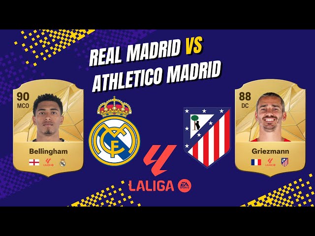 Real Madrid vs Athletico Madrid La Liga