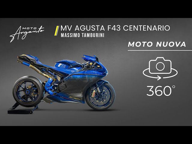 MV Agusta F43 Centenario Tamburini - Moto Nuova - Vista a 360° - Moto Argento