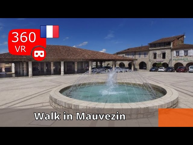 360° views of France : Today a walk in Mauvezin