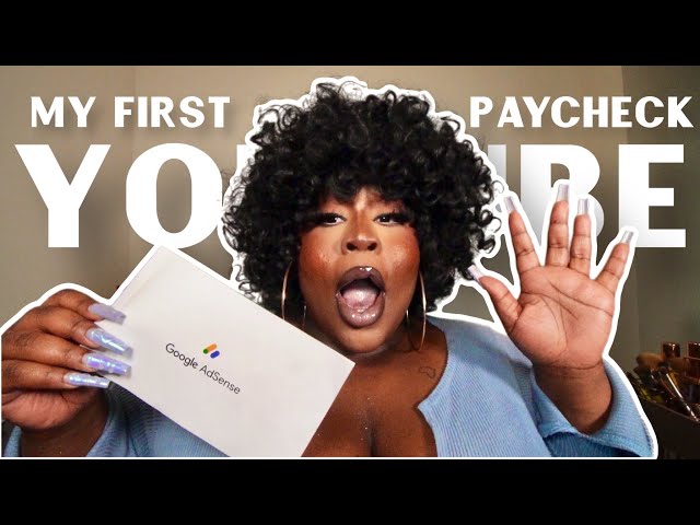 MY FIRST YOUTUBE PAYCHECK! | HOW MUCH DO SMALL YOUTUBERS MAKE