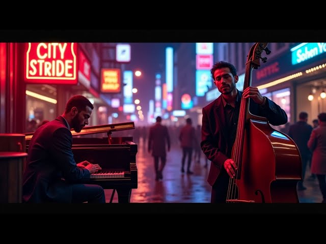 City Stride: A Slick Bebop Jazz Groove for the Urban Nightlife 🎷🌆✨ - UltraVibe - Copyright Free