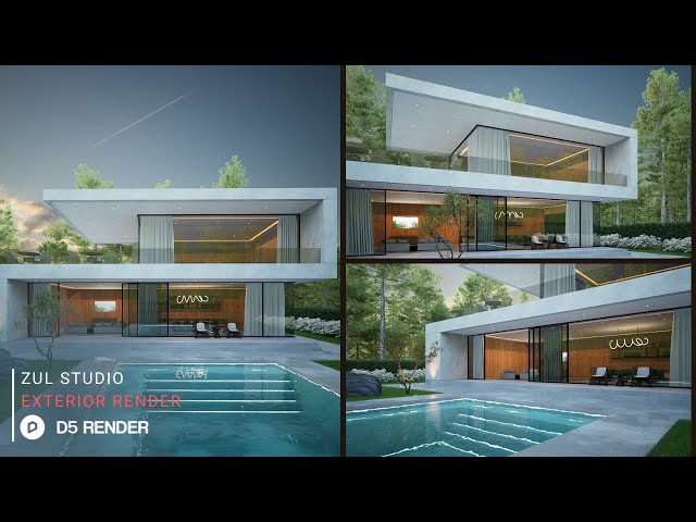 Image & Animation with D5 Render | Private House 314 Part 2 | Downloadable File Included