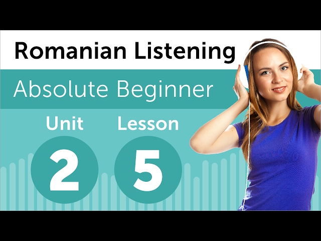 Romanian Listening Practice - Making Plans for the Day in Romanian