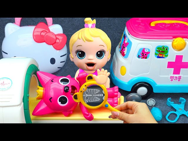 90 Minutes Relaxing Doctor Ambulance Collection Unboxing, Pinkfong First Aid Set ASMR 🎀 Beast Unbox