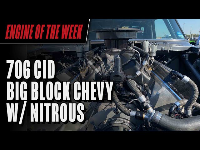 Graham Hayes' 706 cid Big Block Chevy Nitrous Engine