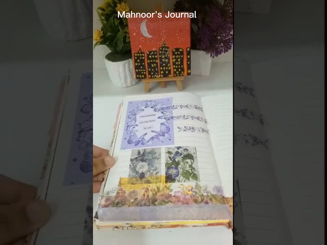 AESTHETIC  JOURNALING ASMR #shorts #scrapbooking #asmr #scrapbooking #journal #short #satisfying