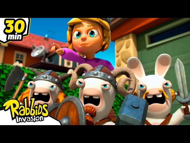 Rabbids Attack! | RABBIDS INVASION | 30 Min New compilation | Cartoon for kids