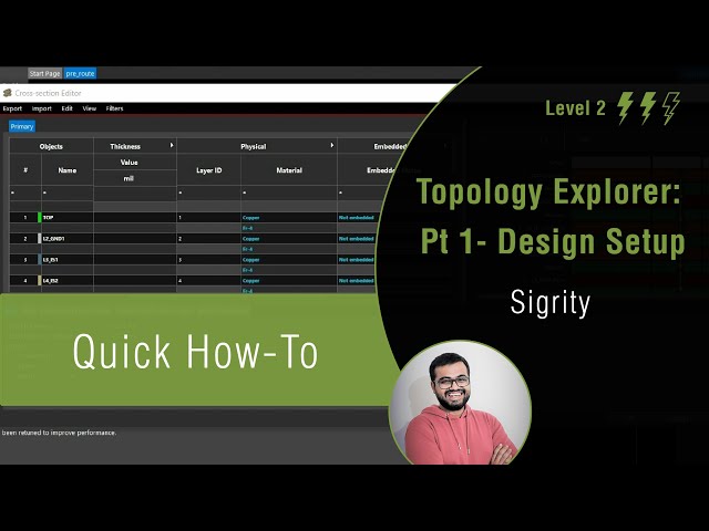 Topology Explorer: Design Setup for Topology Extraction in Sigrity Aurora 17.4