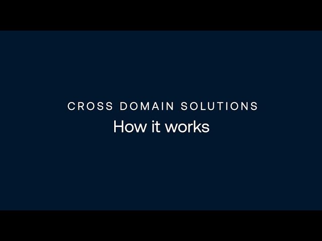 How do Cross Domain Solutions work