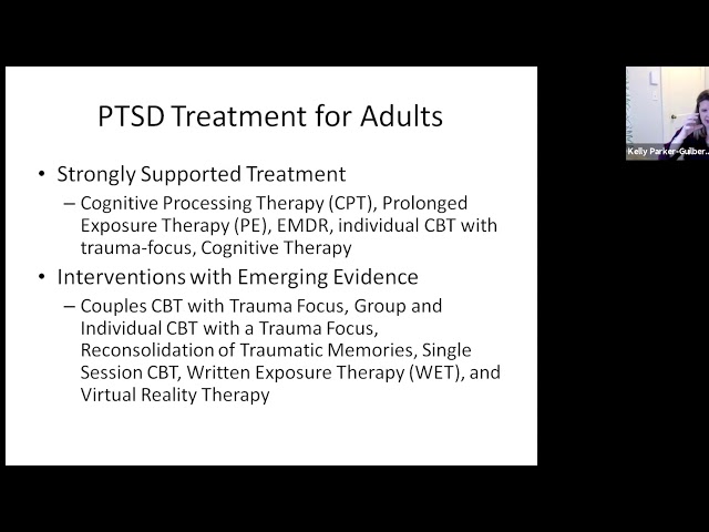 Trauma-Focused Treatment: An Overview of Evidence-Based Practice for PTSD