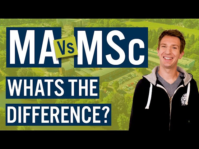 MA versus MSc Degree : What's the Difference? - Study in the UK | Cardiff Met International