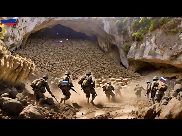 Horrifying! Thousands of Russian and North Korean Soldiers Die in Their Cave Hideout in Ukraine