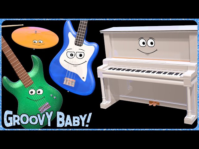 "Rock n' Roll!” – Baby Sensory Music Video – Nifty Animated Instruments Playing Most Excellent Music