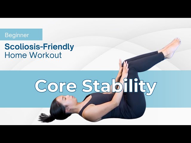 22-Min Scoliosis-Friendly CORE Stability Workout | Support your spine (BEGINNER)