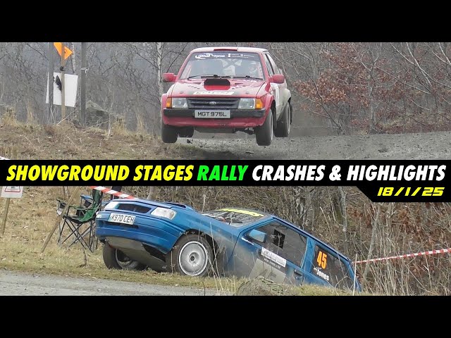 Showground Stages Rally Crashes, Highlights & Pure Sound, 18/1/25