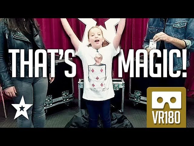 MAGICIAN ISSY SIMPSON SURPRISES EVERYONE With Her Incredible CARD TRICK! VR180 Got Talent Global