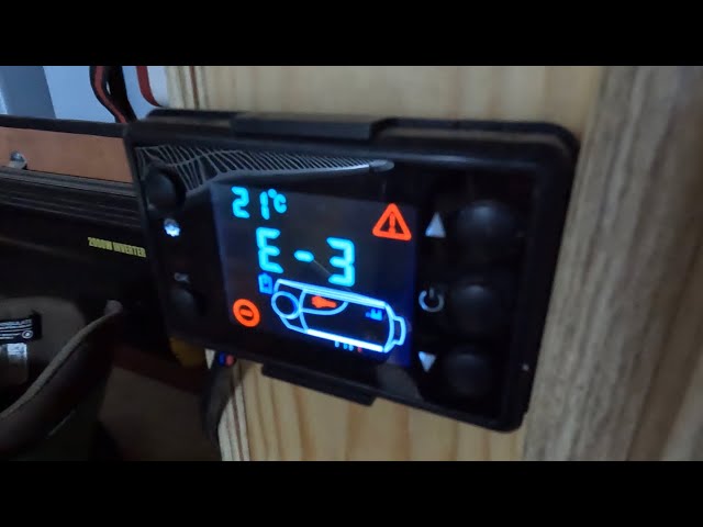 Diesel heater E-3 fault code repair