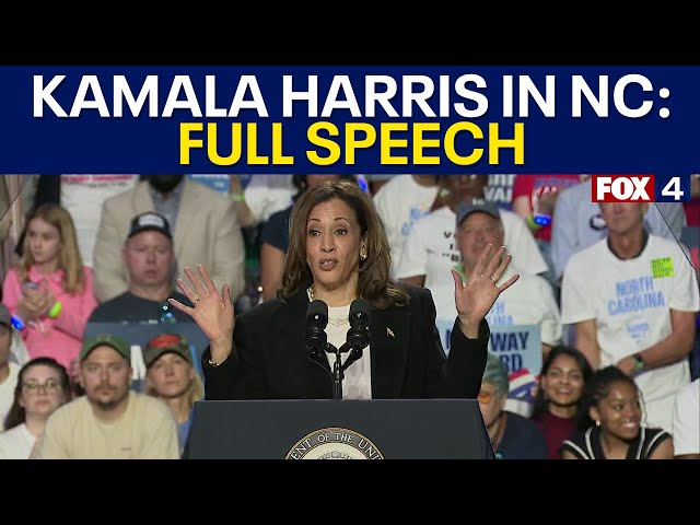 Kamala Harris Rally in Charlotte: FULL SPEECH