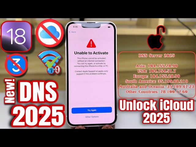 NEW DNS BYPASS 2025! Permanently Unlock every iphone in world - iPhone Forgot Password Any iOS 2025