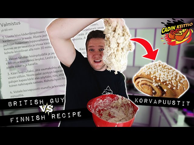 KORVAPUUSTIT | Cadin Keittiö (British Guy vs Finnish Recipies)