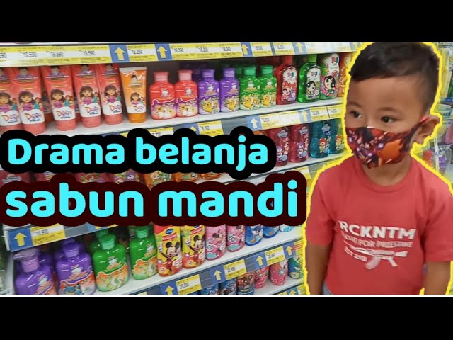 Drama anak belanja sabun mandi | belanja sabun mandi superhero