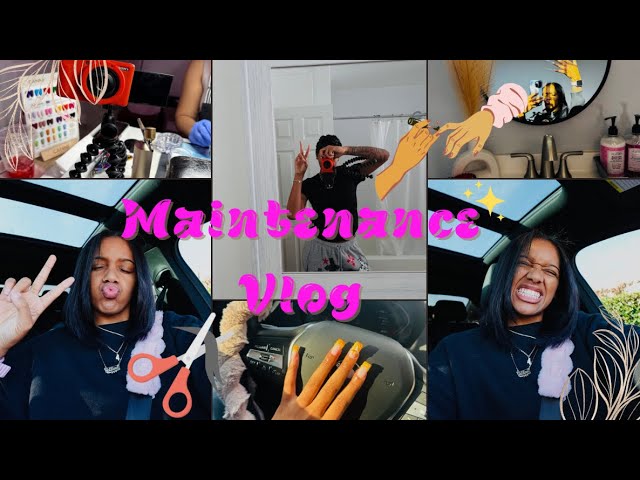 Maintenance Vlog! |Hair Dye| |Hair Cut| |Nail Appointment|