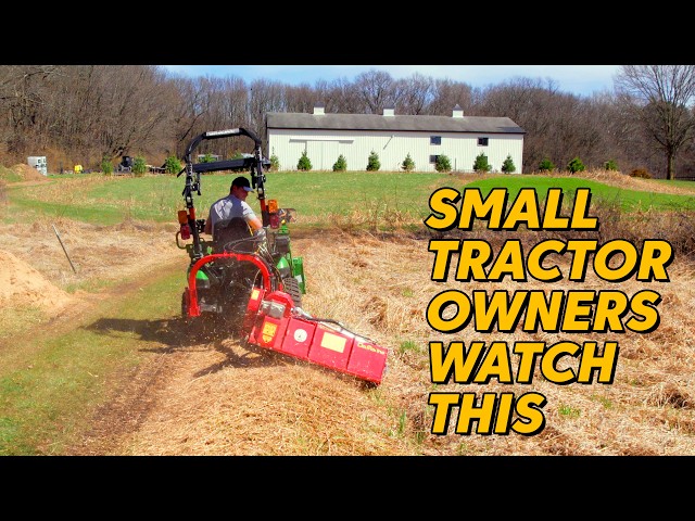 DITCH BANK FLAIL MOWERS FOR SMALL TRACTORS!