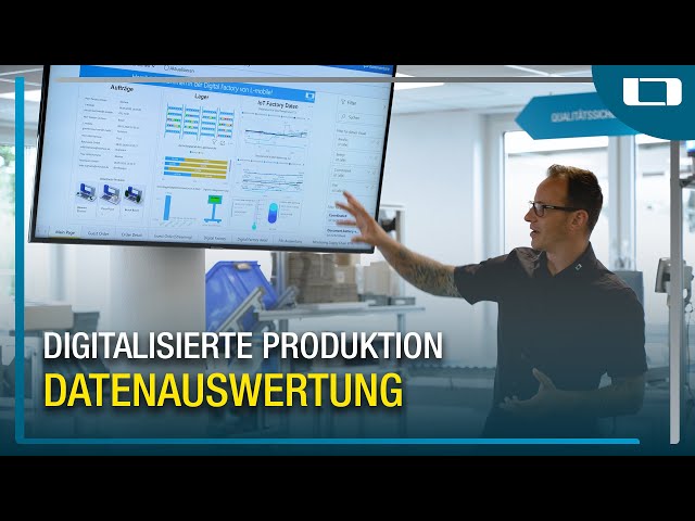 Datenauswertung und Reporting in der digitalisierten Produktion | Rundgang in der digital factory