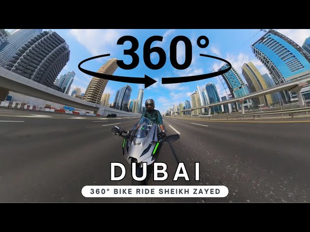 Dubai Sheik Zayed Road View [4K 360° VR Video] - Part 3