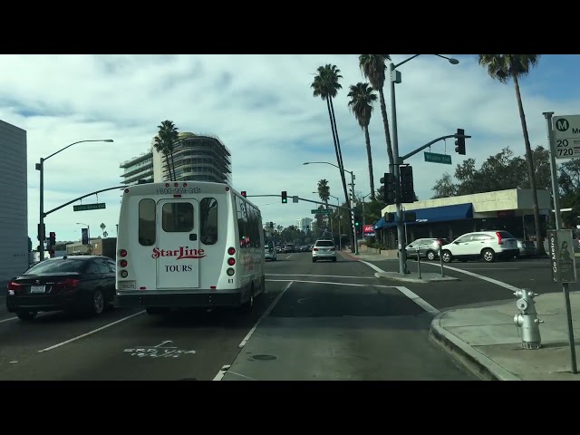 52 Driving Downtown   Beverly Hills 4K   USA