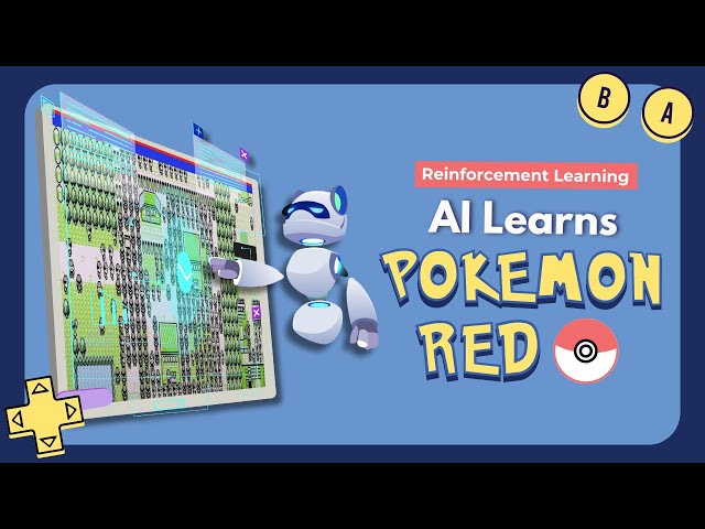 AI Plays Pokemon Red LIVE | Relaxing Lofi | Background Music