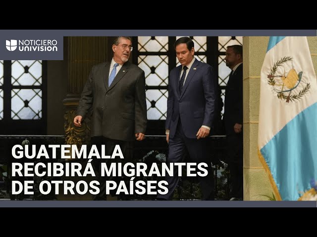 Guatemala recibirá a migrantes de otros países deportados por EEUU: analizamos detalles del acuerdo