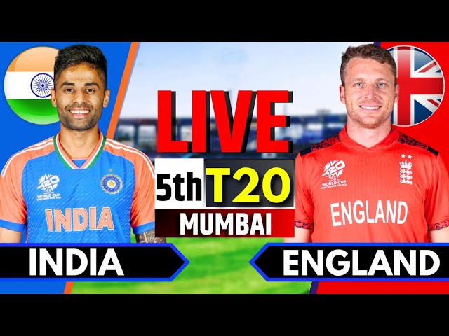 India vs England, 5th T20 | Live Cricket Match Today | IND vs ENG Live Match Today | IND Batting