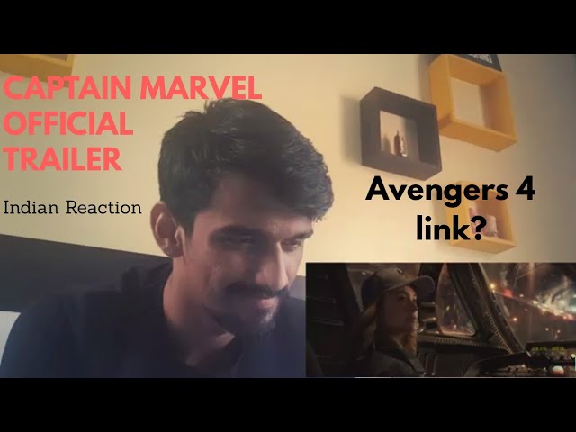 CAPTAIN MARVEL OFFICIAL HINDI TRAILER | INDIAN REACTION AND REVIEW|