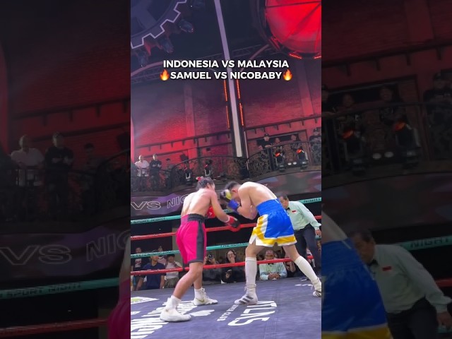 DUEL SENGIT SAMUEL🇮🇩 VS NICOBABY🇲🇾‼️🔥 HSN BALI #hssports #boxing #combatsports